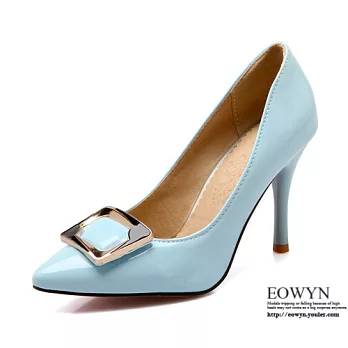 EOWYN．性感時尚細跟包鞋尖頭高跟鞋EMD04340-68/3色/34-39碼現貨+預購34藍色