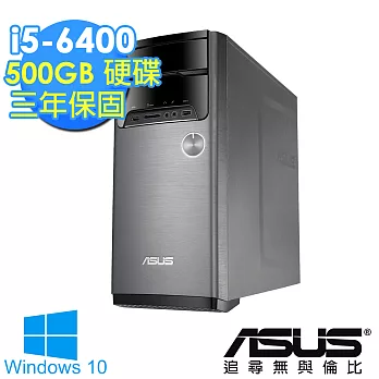 【ASUS】M32CD《絕命武士》i5-6400四核心 500G Win10效能電腦(黑)(0011C640UMT)