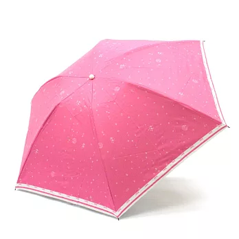 【U】AURORA - 晴雨兩用折傘(三色可選) - 粉紅色