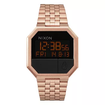 【NIXON】獨特八角錶框 Re-run_A158玫瑰金