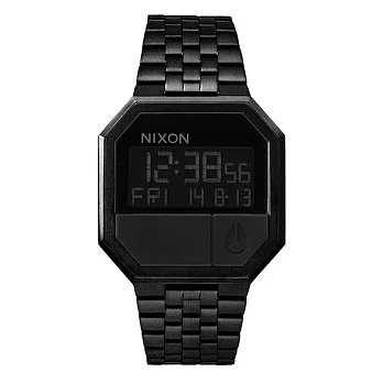 【NIXON】獨特八角錶框 Re-run_A158黑