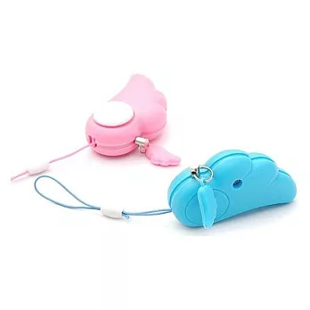 天使翅膀防身防狼隨身高分貝警報器/2入(顏色隨機出貨)