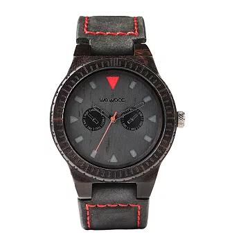WEWOOD義大利時尚木頭腕錶LeoTerraBlack