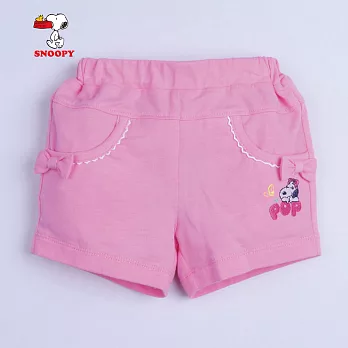 【SNOOPY】俏麗針織短褲(粉紅)80粉紅