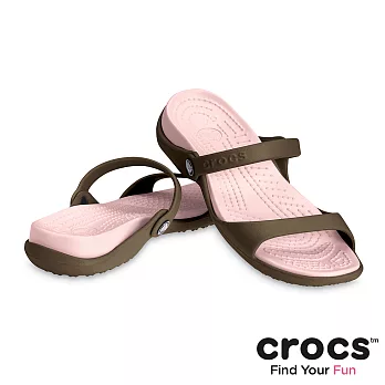 Crocs - 女 - 蔻莉35深褐/派對粉色