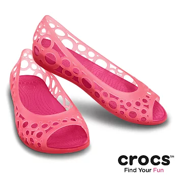 Crocs - 女性 - 阿德端娜輕便鞋 -35珊瑚紅/糖果粉色