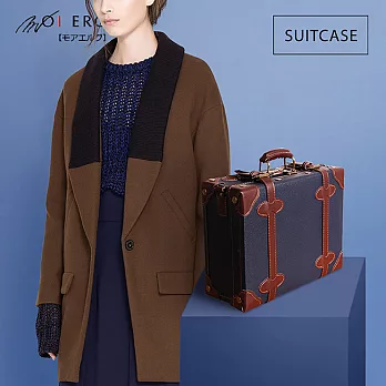 【MOIERG】Old Time迷戀舊時光combi suitcase (M-14吋) Navy