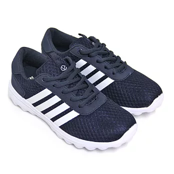 【Pretty】女款舒活綁帶運動休閒鞋23藍色