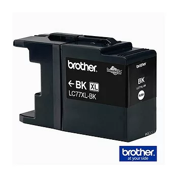 Brother LC-77XLBK 原廠盒裝黑色墨水匣(超大容量)