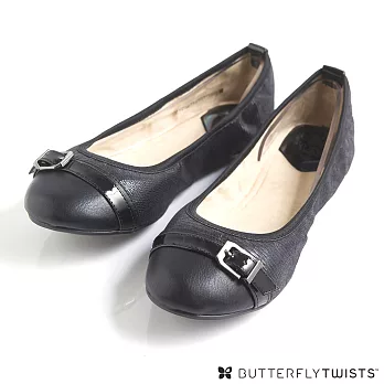 【BUTTERFLY TWISTS】ELLA可折疊扭轉芭蕾舞鞋5經典黑