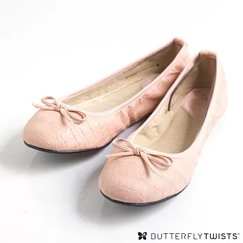 【BUTTERFLY TWISTS】VICTORIA可折疊扭轉芭蕾舞鞋5淡粉紅