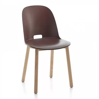 Emeco Alfi 高背單椅(深棕)