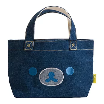 San-X 拉拉熊丹寧牛仔系列表情手提袋(S)