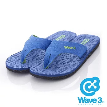 WAVE 3 (男)- 水無感 潛水衣輕量防水T字夾腳拖鞋 - 藍藍M藍