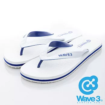 WAVE 3 (男) -雙子座 獨家設計ESP 四代雙色鞋耳人字夾腳拖鞋 - 灰白M灰白