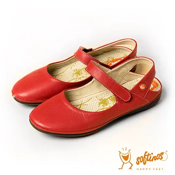 Softinos(女) 瑪麗安 散步專用娃娃帶涼鞋- 紅36紅