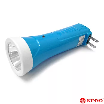【KINYO】掀燈2in1充電式手電筒(LED-302)