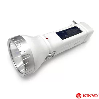 【KINYO】太陽能AC雙模式供電手電筒(LED-303)