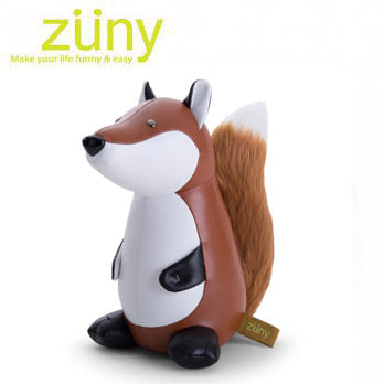 Zuny Classic-狐狸造型擺飾書檔(黃褐色)