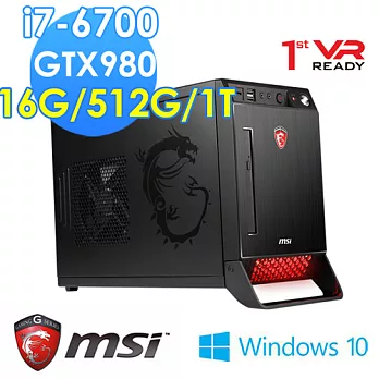【msi微星】Nightblade X2B-204TW i7-6700 GTX980 WIN10(電競桌機)
