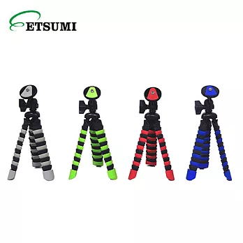 ETSUMI 相機/手機 魔術腳架 (E2088+手機夾)紅