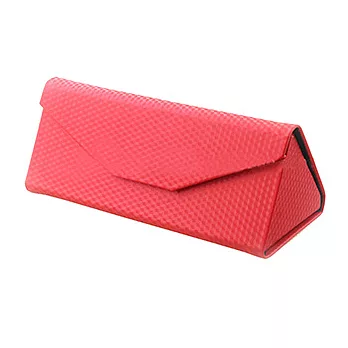 【Kelly C.】潮流視覺紋路設計_三角摺疊收納盒(紅色)