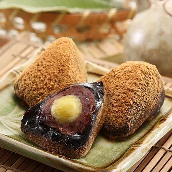淘氣猴-黑糖紅豆奶黃冰粽禮盒(2盒)