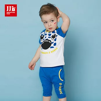 JJLKIDS 卡通考拉休閒套裝(彩藍)70彩藍73cm