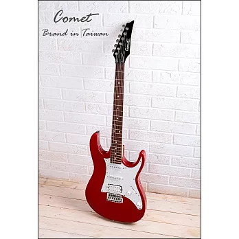 Comet 慧星BRG-120 小搖桿電吉他【音色與手感兼具】（單單雙）拾音器（附Comet原廠吉他袋、導線、Pick、調琴工具）紅色