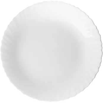 《EXCELSA》Wave白瓷淺餐盤(19cm)