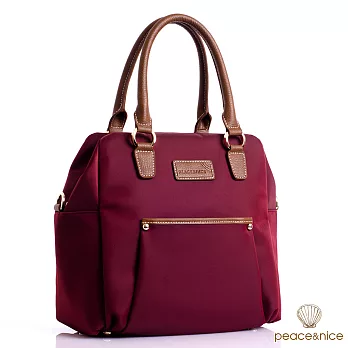 【PEACE&NICE】真皮莉莉安娜俐落三用包(俐落紅)