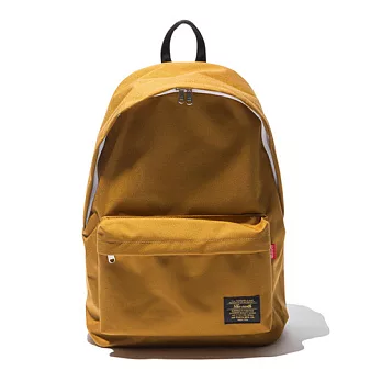 韓國包袋品牌 THE EARTH - BRICK DAYPACK (MURSTARD) 基本系列 防潑水尼龍後背包 (芥末黃)