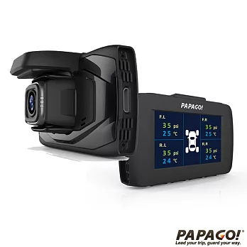PAPAGO! GoSafe 30G GPS 測速預警行車記錄器+16G記憶卡+螢幕擦拭布黑色