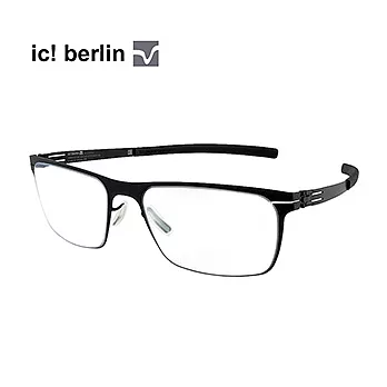 【ic!berlin 光學眼鏡】德國薄鋼眼鏡-黑框(135 SEEKORSO-BLACK)