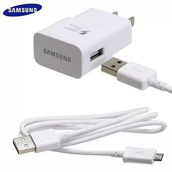 Samsung三星原廠裸包充電頭+Micro 2.0 USB傳輸/充電線