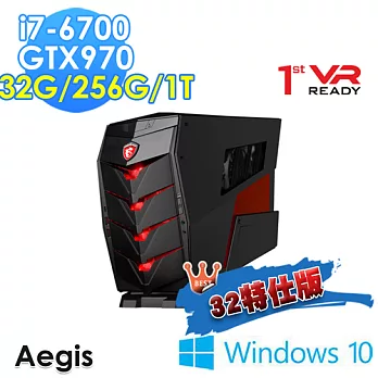 【msi微星】Aegis-012TW i7-6700K GTX970 WIN10(32G特仕版)