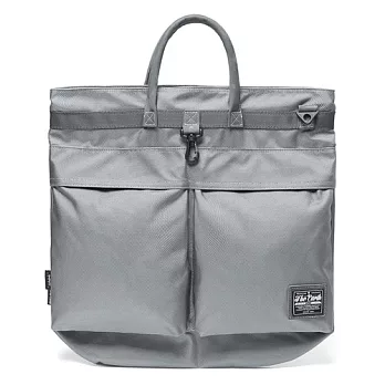 韓國包袋品牌 THE EARTH - HELMET BAG (GREY) BLACK LABEL系列 托特/斜背包 (灰)