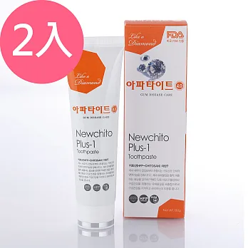 韓國APATITE鑽石系列牙膏-牙齦護理130g_2入組