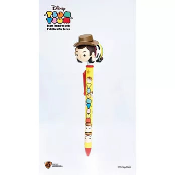 代理 迪士尼 Tsum Tsum迴力車筆 胡迪3入