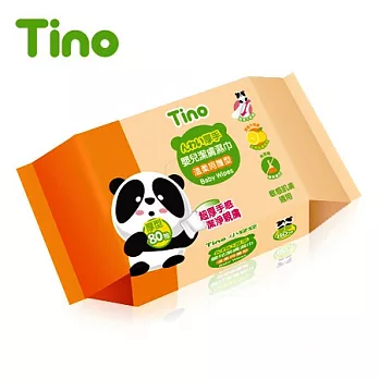 濕巾-【Tino】小安安嬰兒潔膚濕巾(20x15cm)80抽/包-3包一組