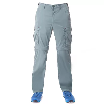 【hilltop山頂鳥】男款超潑水抗UV彈性兩截褲S08M21-30綠