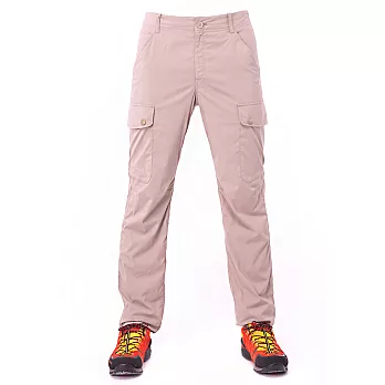 【hilltop山頂鳥】男款抗UV彈性長褲S07M97-30卡其