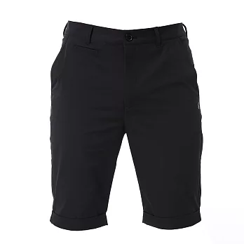 【hilltop山頂鳥】男款超潑水抗UV彈性短褲S09M61-30黑
