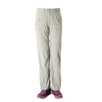 【hilltop山頂鳥】女款超潑水抗UV彈性兩截褲S08F16-26卡其