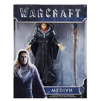 電影 WARCRAFT 《魔獸:崛起》 Medivh 6吋 可動人偶