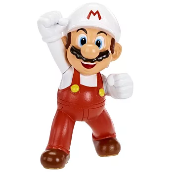 任天堂系列 2.5吋 限量可動公仔 1代 超級瑪莉歐 Fire Mario 火瑪莉歐