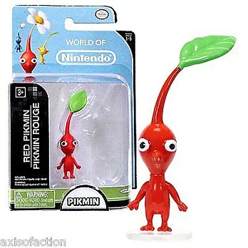 任天堂系列 2.5吋 限量可動公仔 3代 Pikmin 紅皮克敏 RED Pikmin