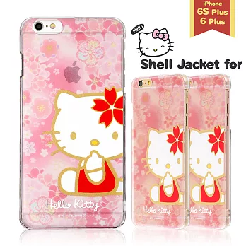 Hello Kitty iPhone6/6s Plus 透明手機殼(硬)。櫻花季