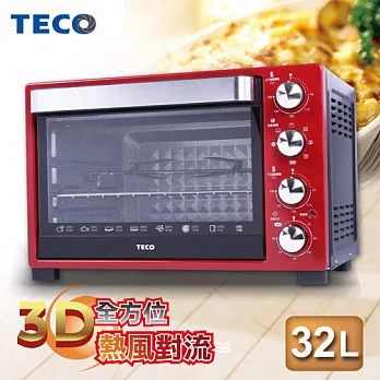 TECO東元 32L雙溫控電烤箱 YB3201CBR