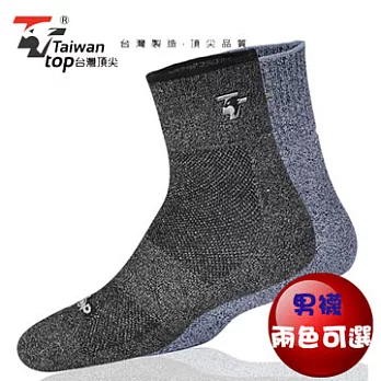 【台灣頂尖】台灣製高吸汗除臭運動男襪(S505M)~2色黑色
